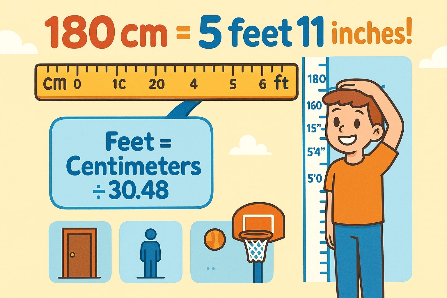 Konverter Sentimeter ke Kaki 1