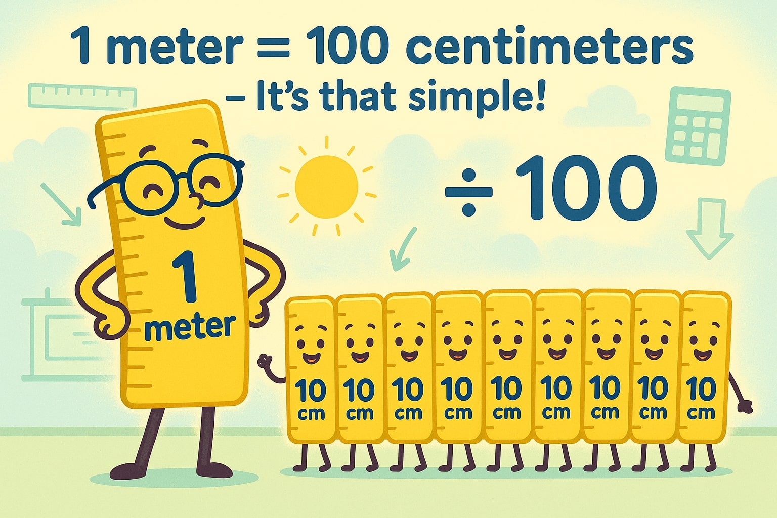 Konverter Sentimeter ke Meter 1