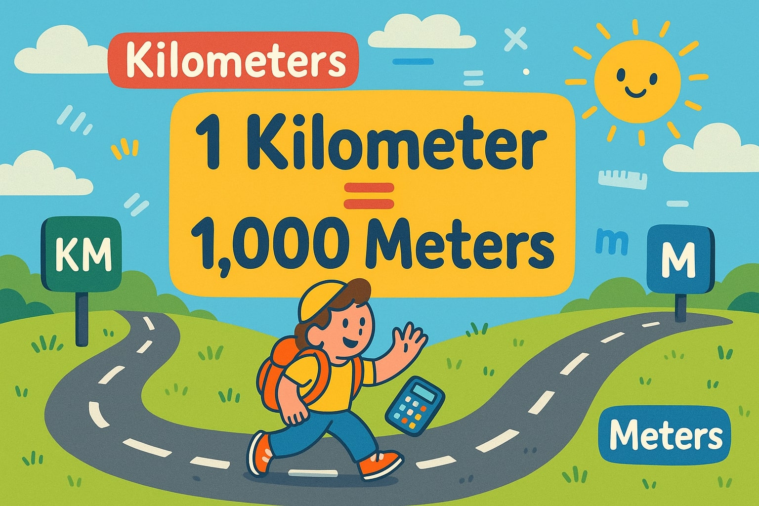 Konverter Kilometer ke Meter 1