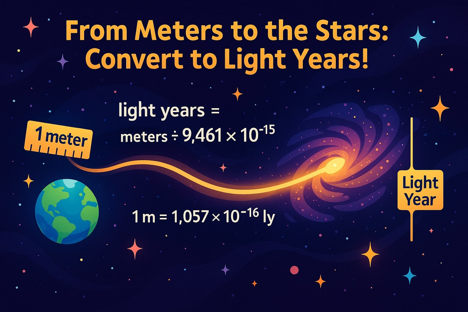 Meters to Light Years 1