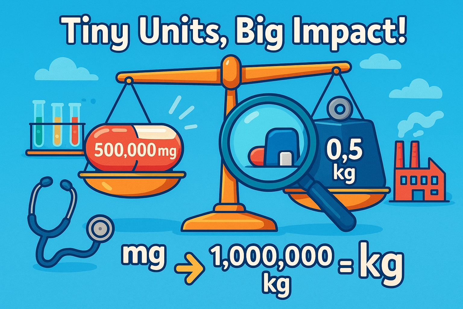 Konverter Miligram ke Kilogram