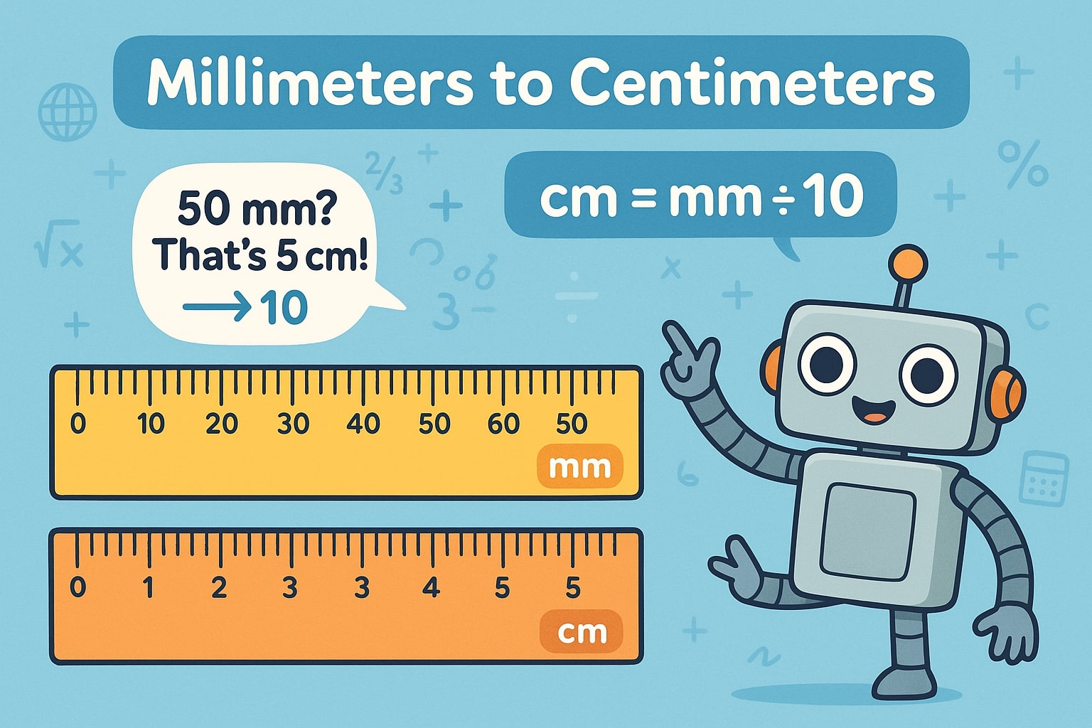 Milimeter ke Sentimeter 1