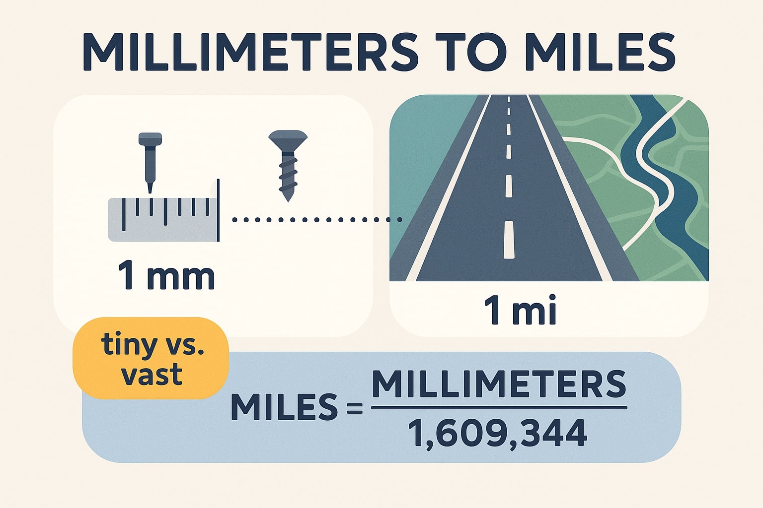Millimeters to Miles 1