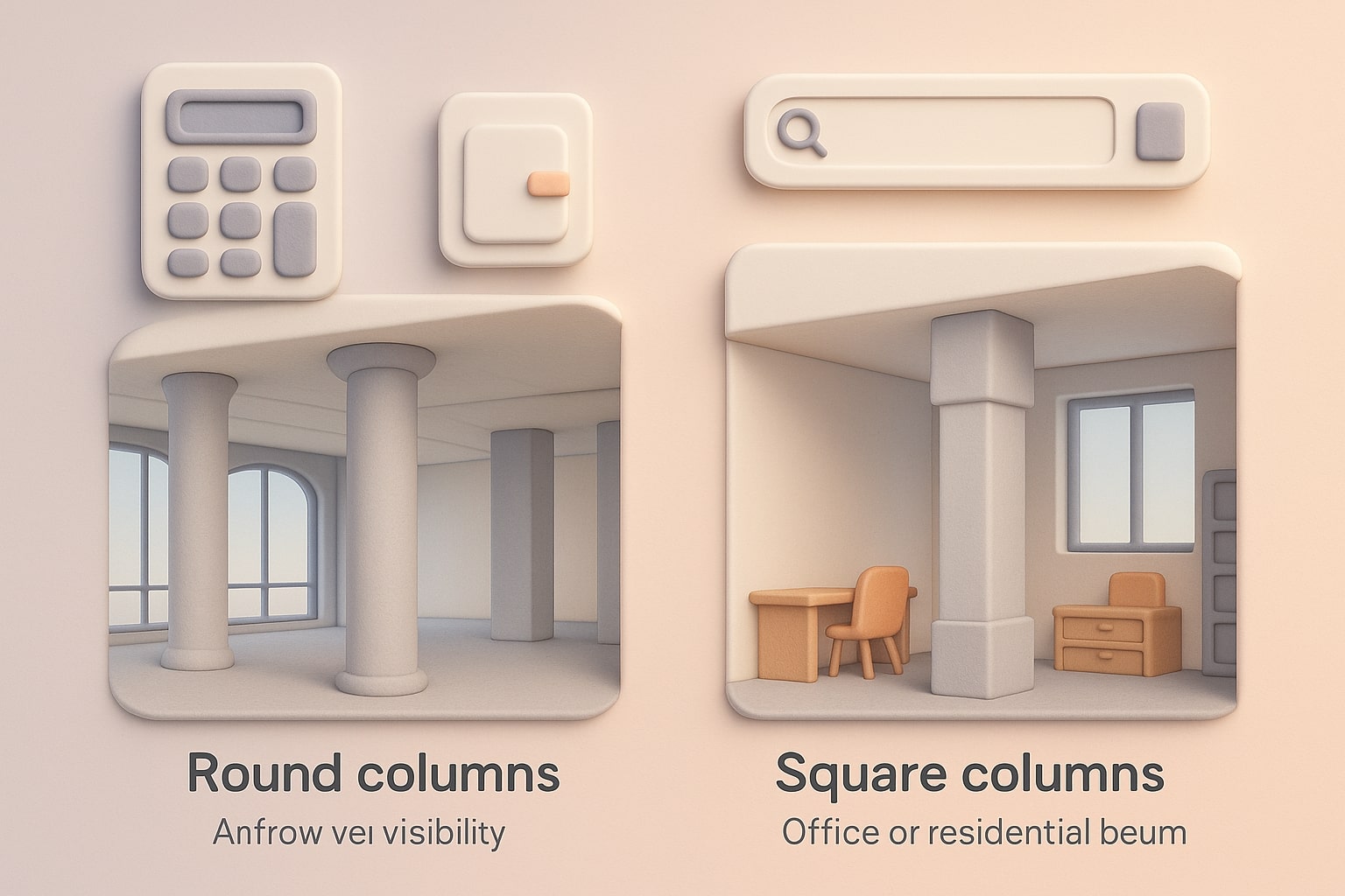 Menunjukkan cara kerja Kalkulator Beton Bulat dengan bidang input dan hasil instan yang memudahkan pengguna menyelesaikan masalah.