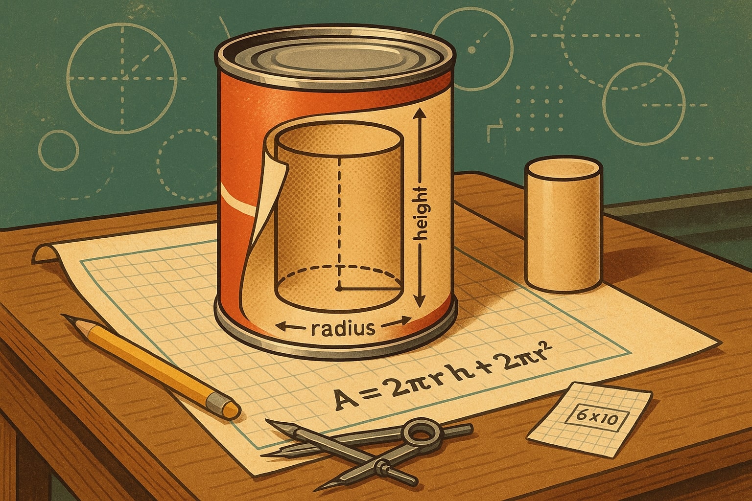 Kalkulator Luas Permukaan Silinder