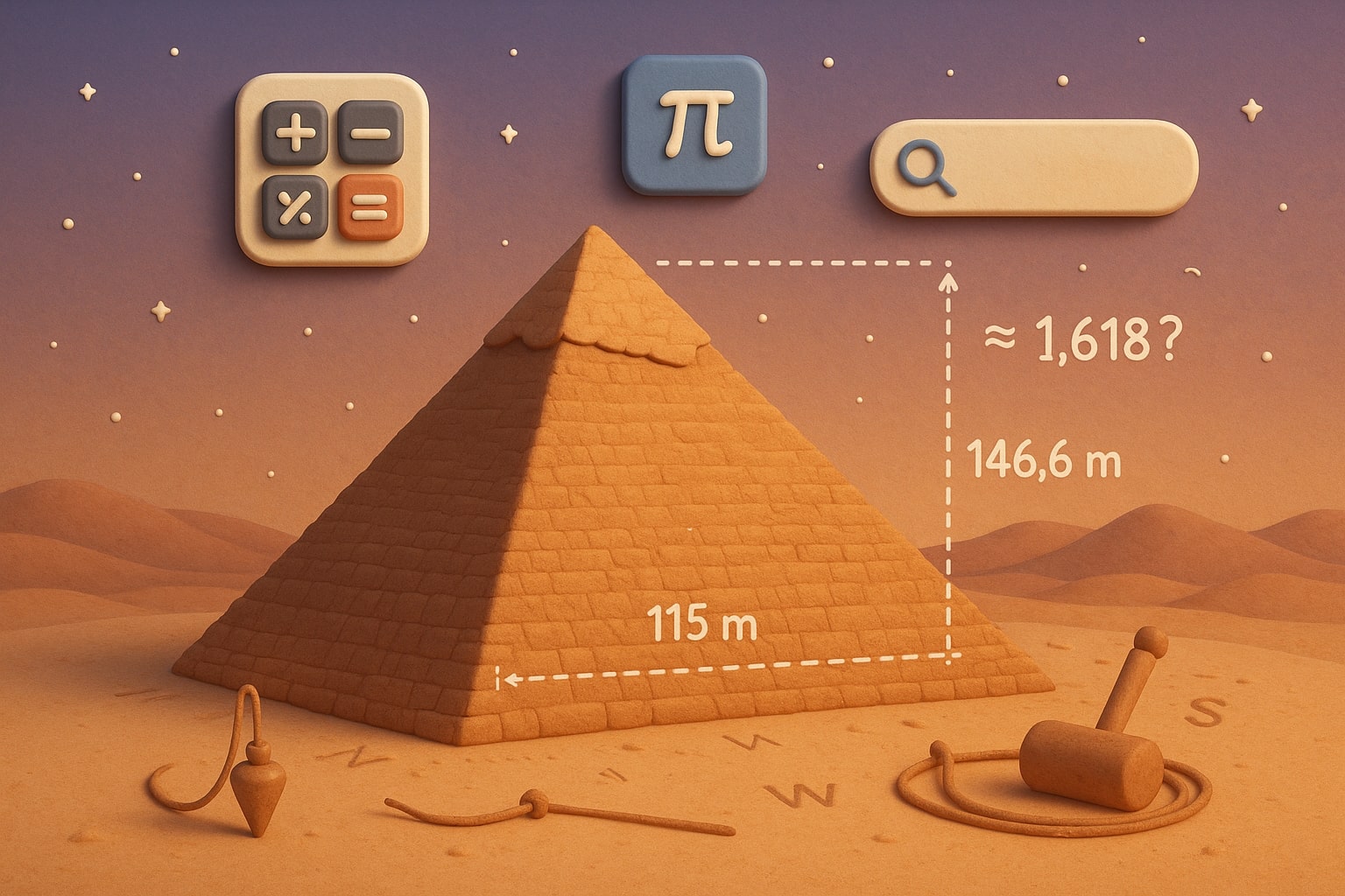 Menunjukkan cara kerja kalkulator luas permukaan piramida segiempat dengan bidang input dan hasil instan yang membantu pengguna menyelesaikan masalah dengan mudah.