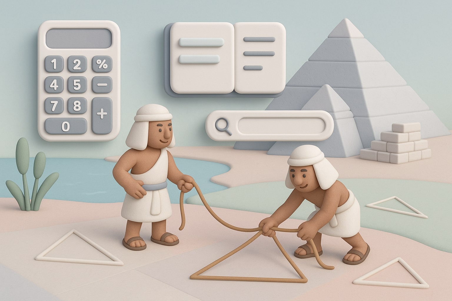 Menunjukkan cara kerja Kalkulator Luas Segitiga dengan bidang input dan hasil instan yang membantu pengguna menyelesaikan masalah dengan mudah.