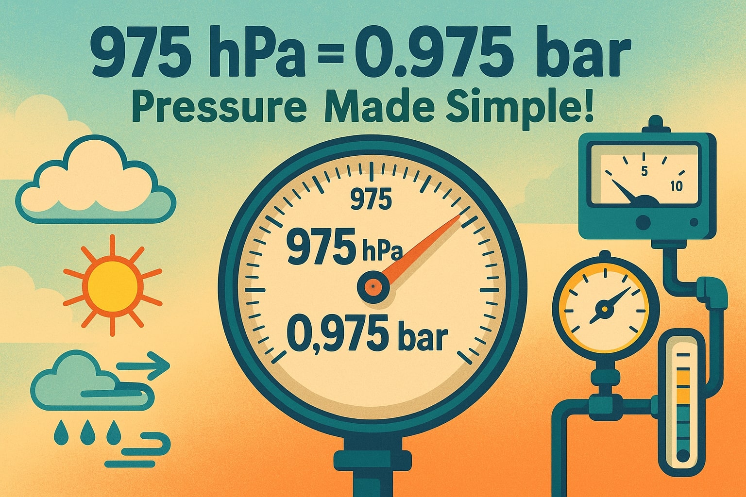 Konverter Hektopascal ke Bar