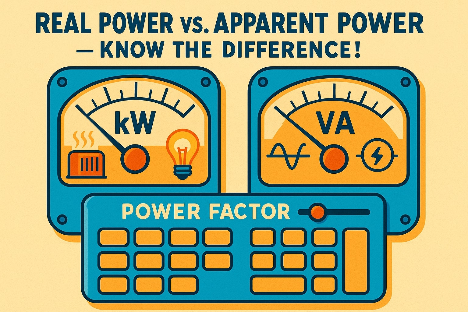 Konverter Kilowatt ke Volt-Ampere