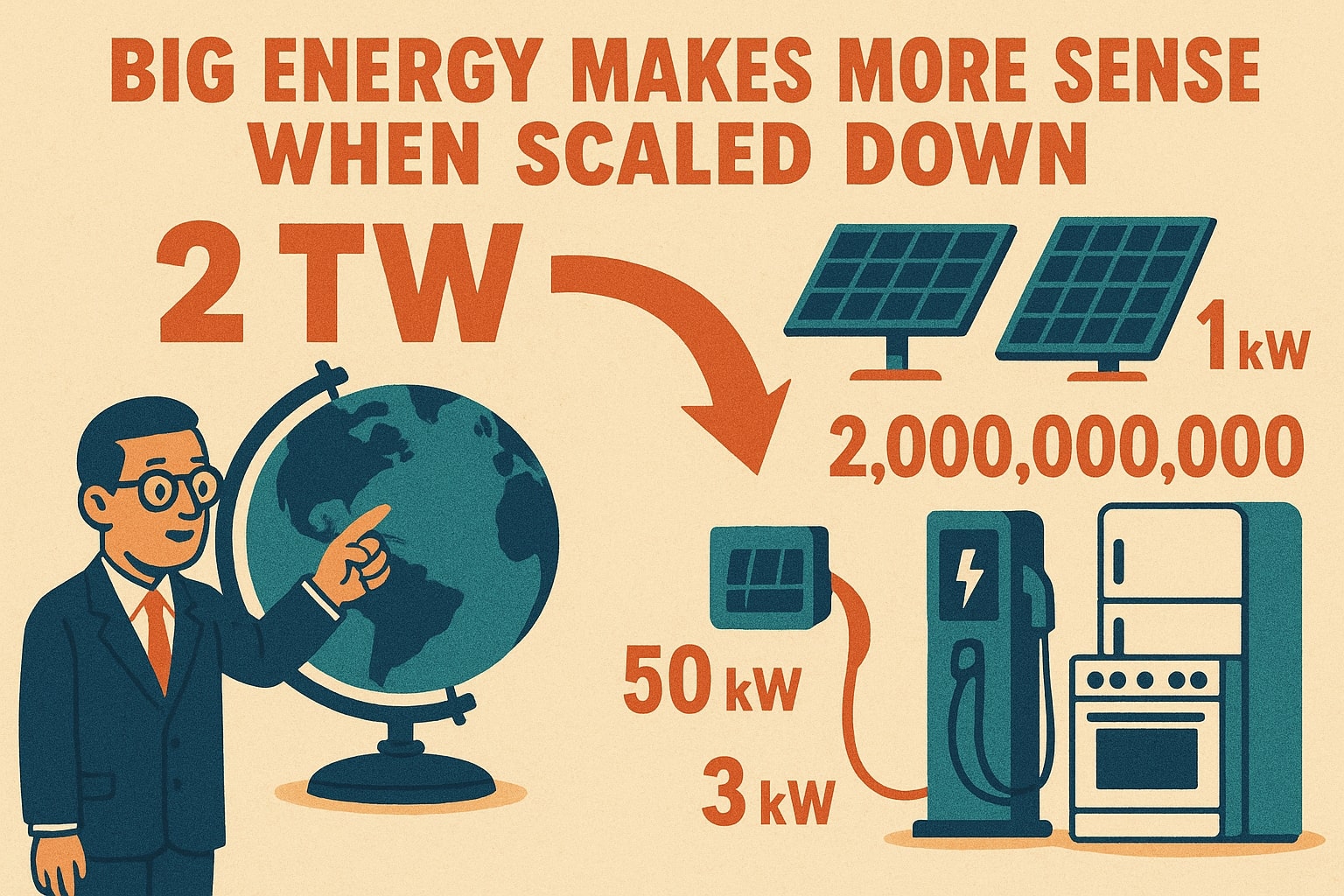 Konverter Terawatt ke Kilowatt