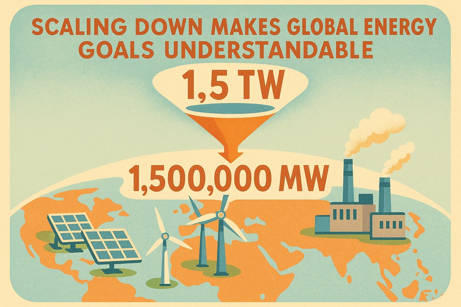 Konverter Terawatt ke Megawatt