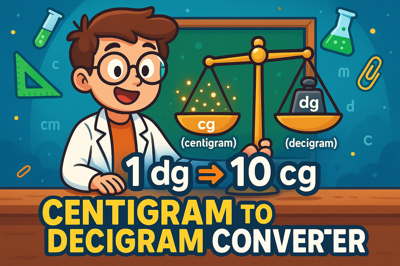 Konverter Centigram ke Decigram