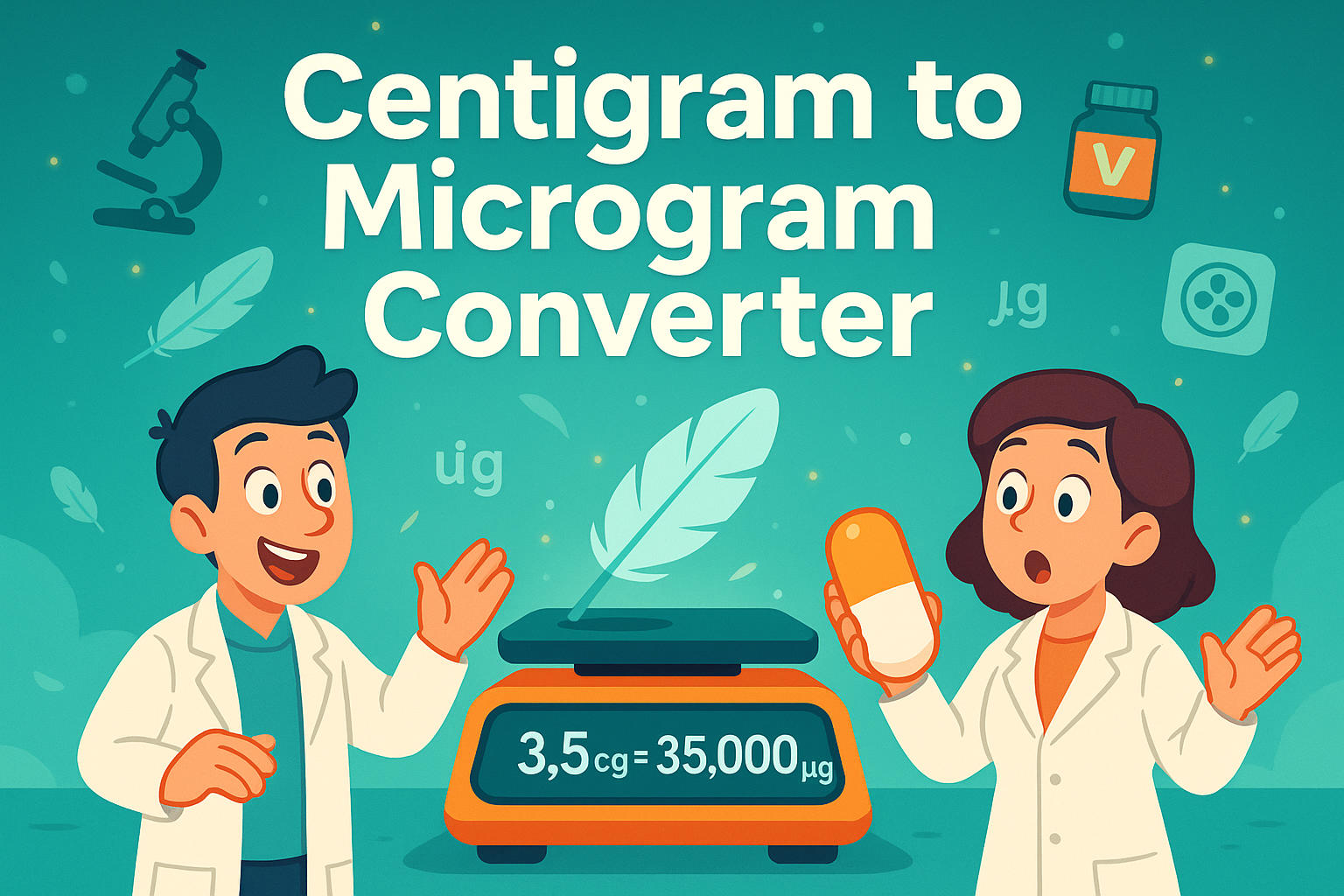 Konverter Centigram ke Mikrogram