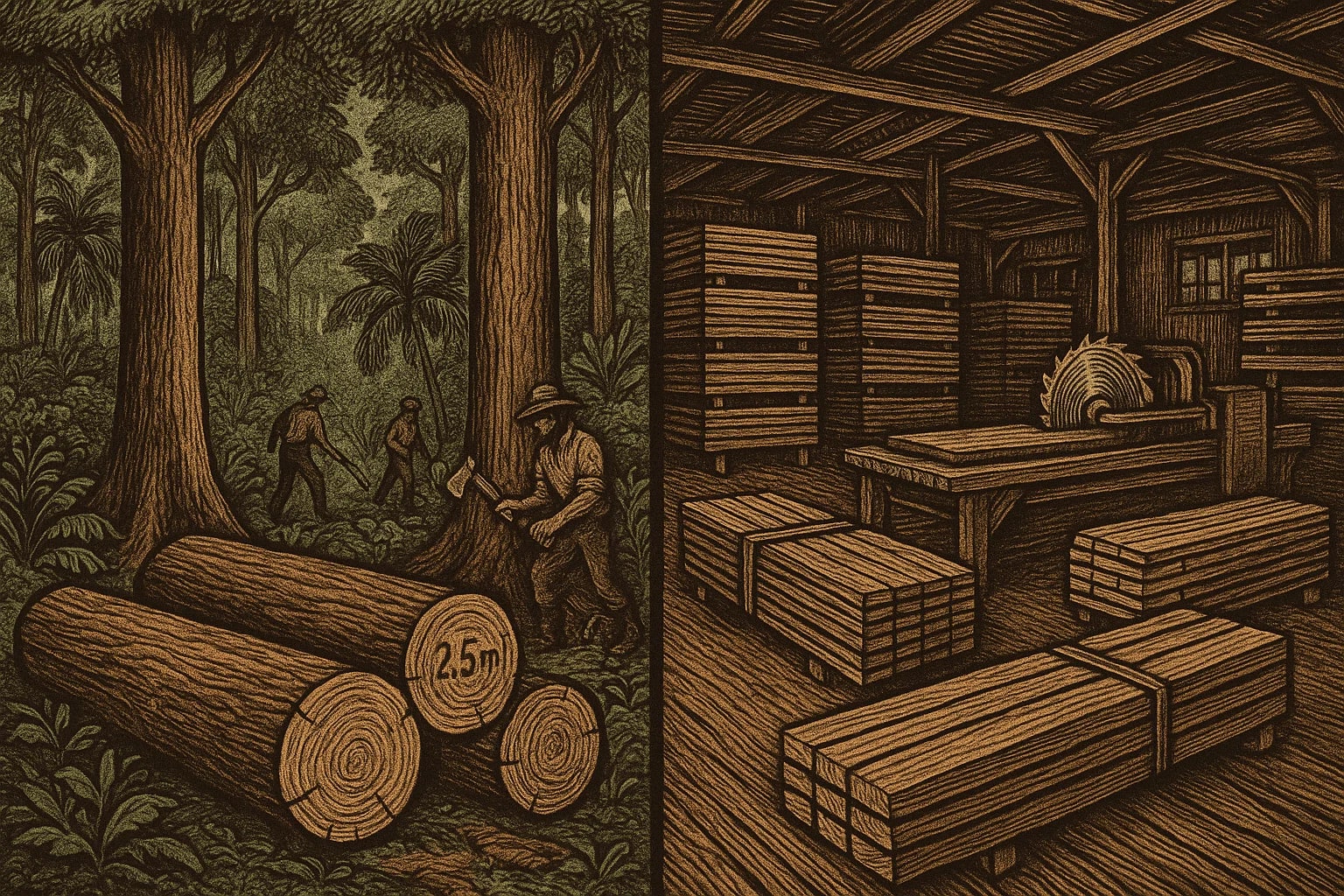 Kalkulator Konversi Meter Kubik ke Board Foot