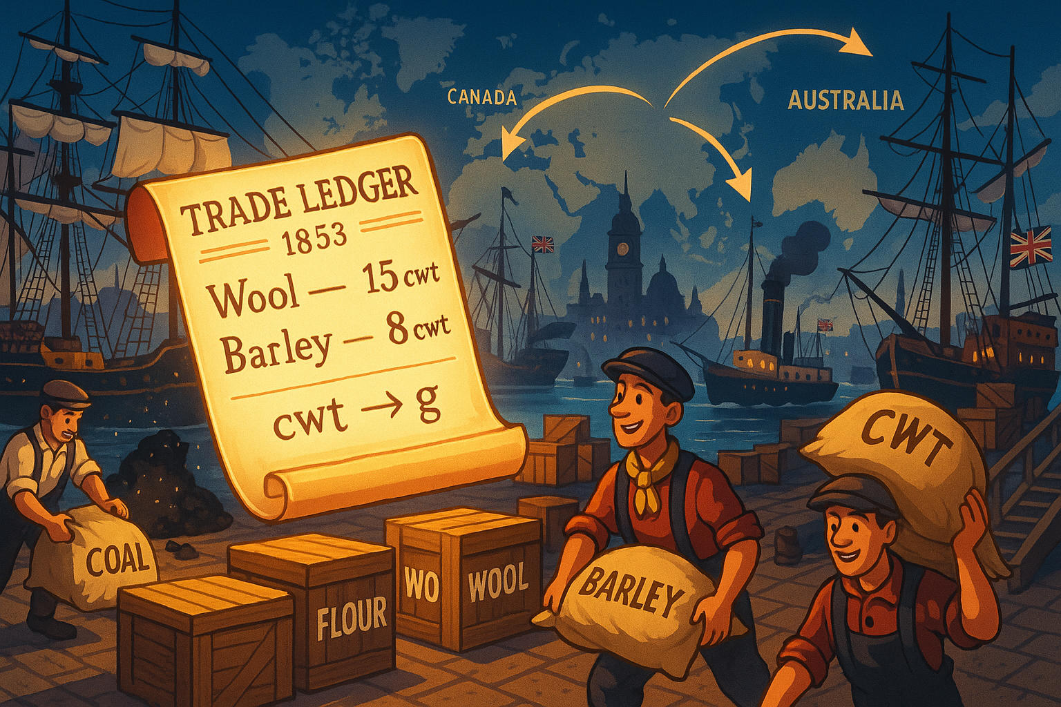 Alat Konversi Gram ke Hundredweight (UK)