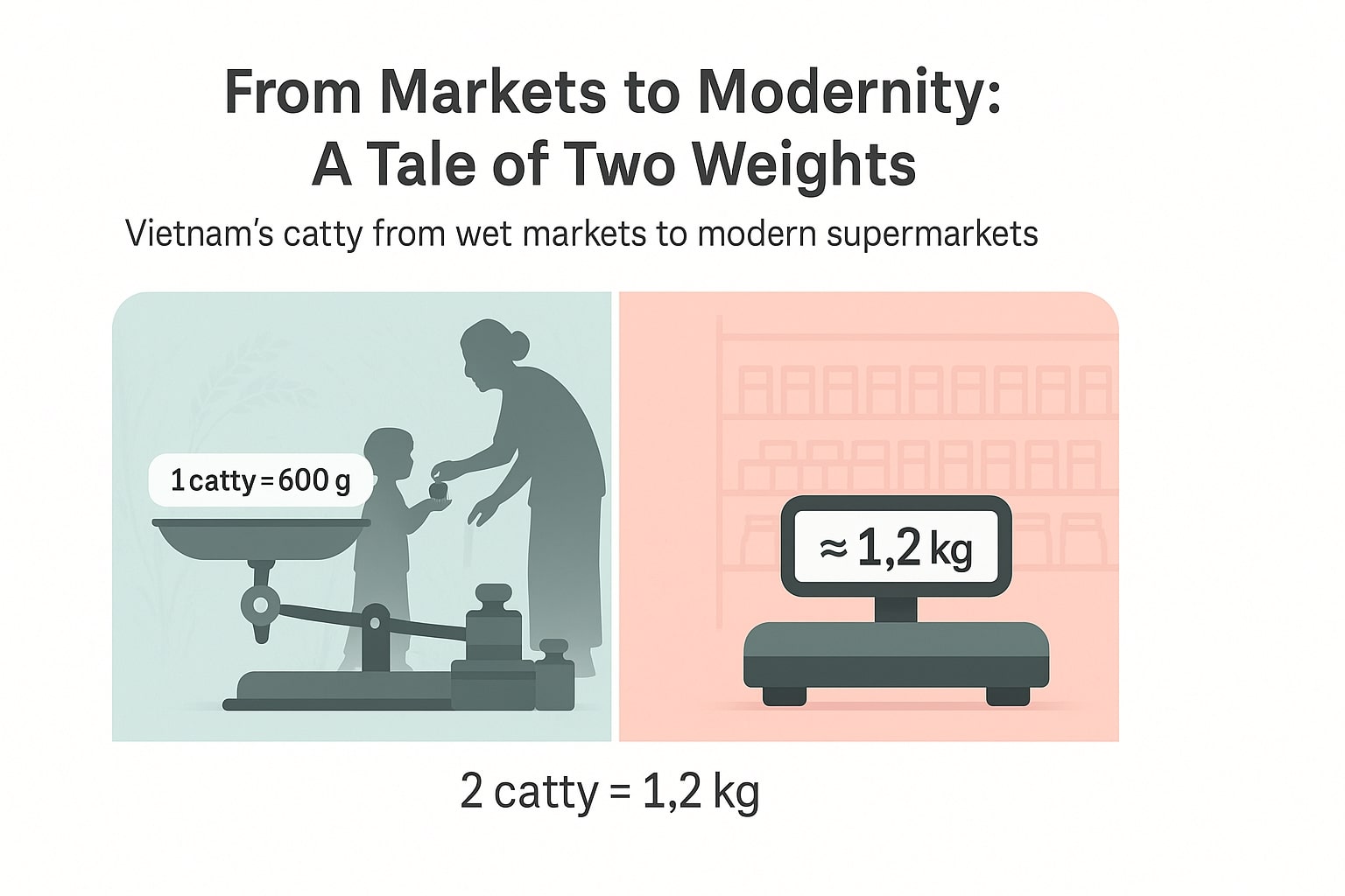 Konverter Kilogram ke Catty