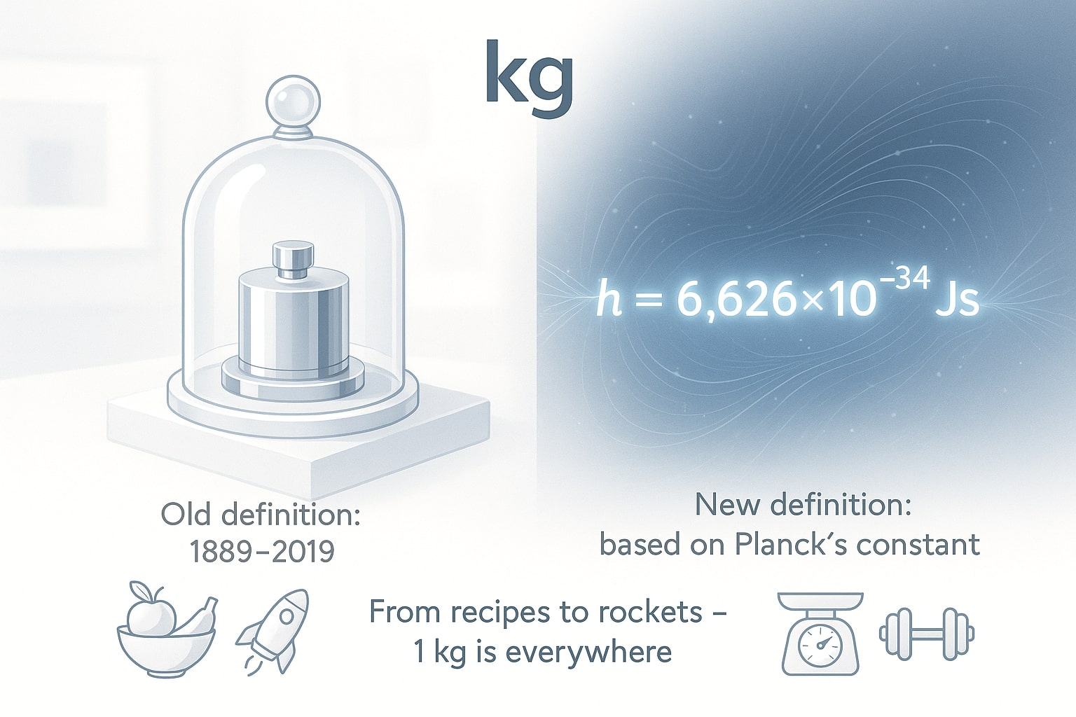 Konverter Kilogram ke Massa Planck