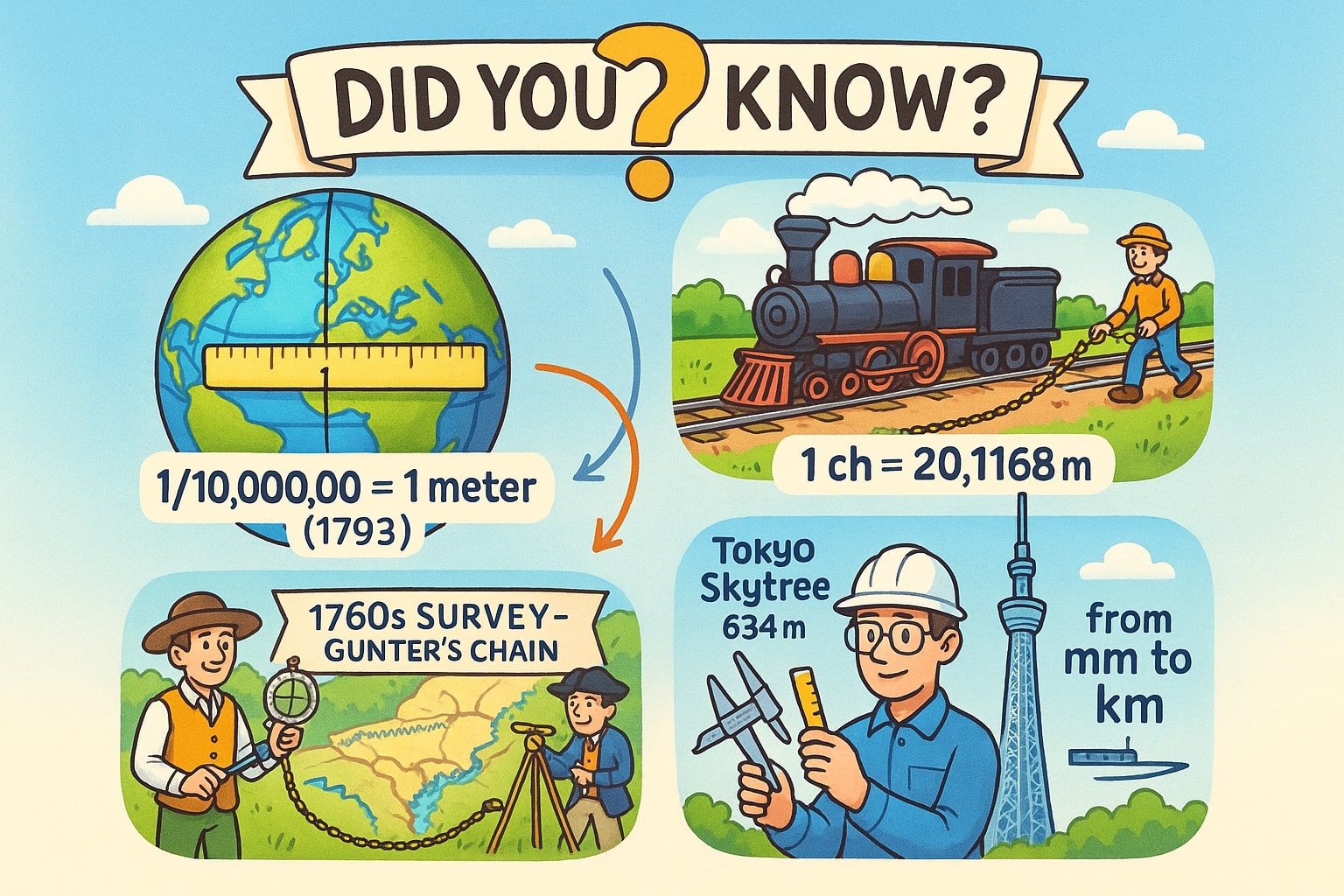 Konverter Meter ke Rantai
