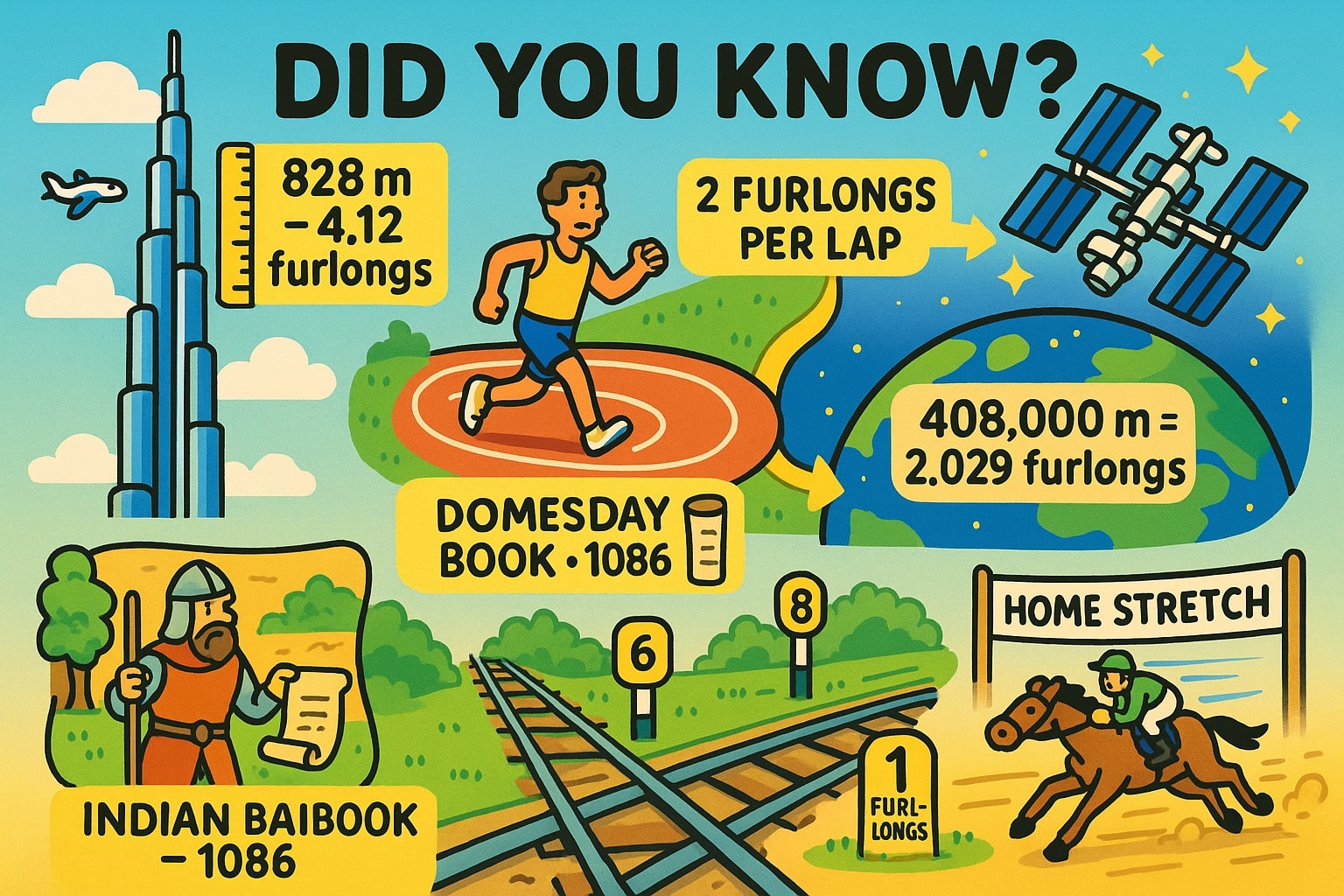 Konverter Meter ke Furlong