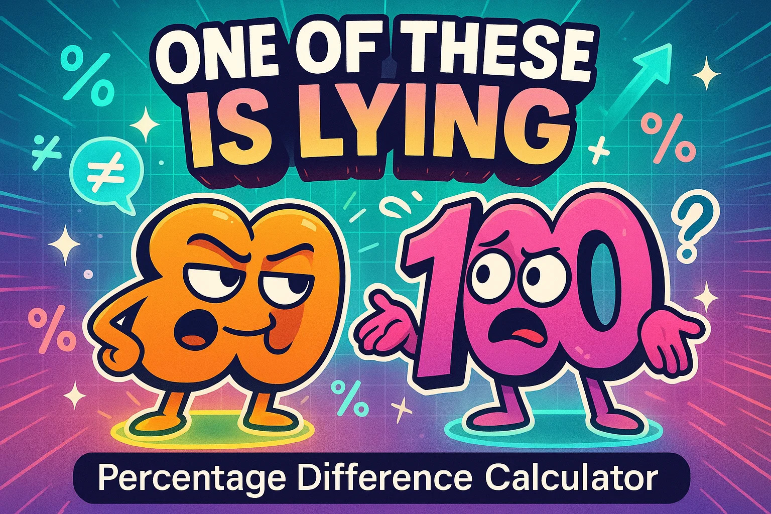 Kalkulator Perbedaan Persentase