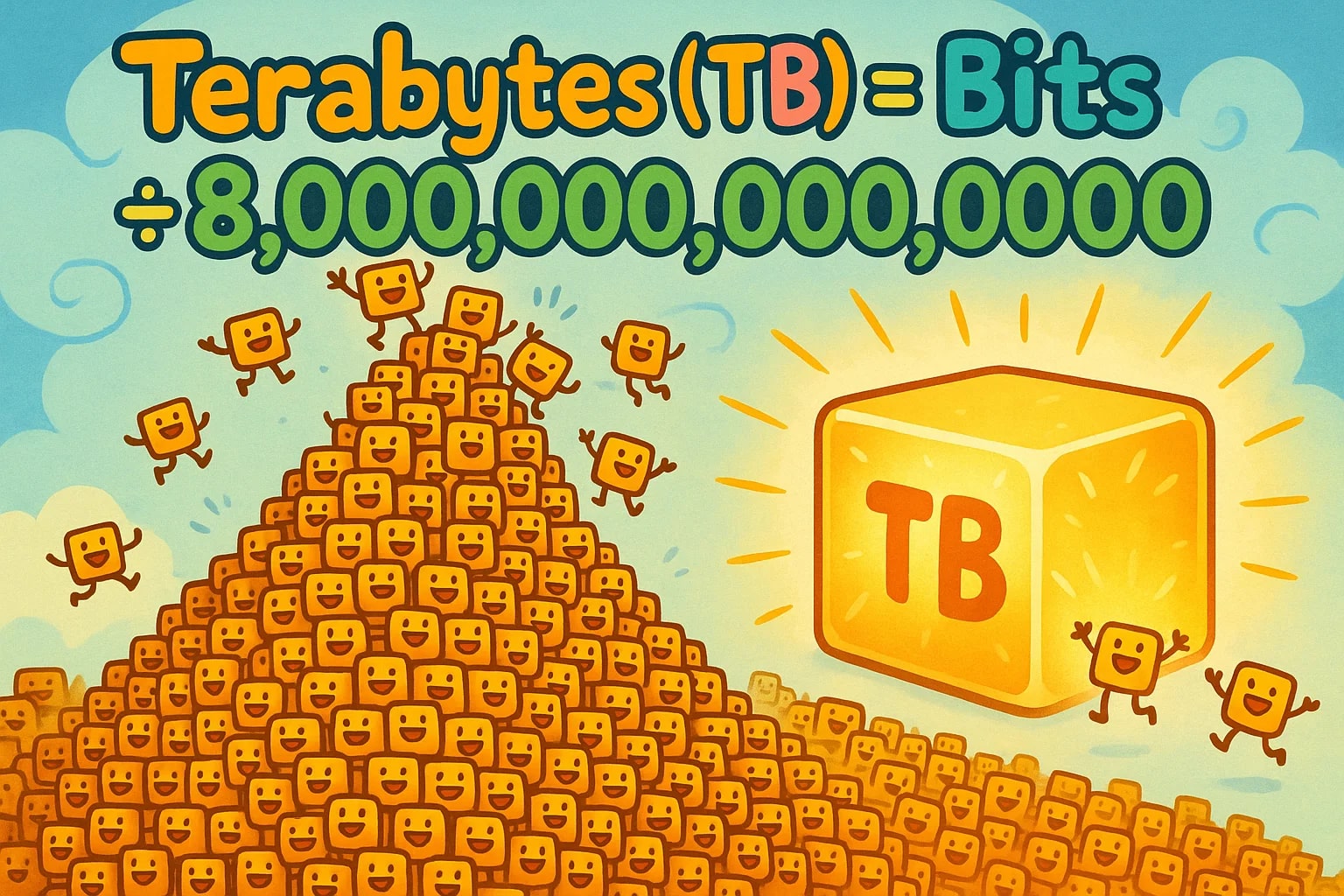 Konverter Bit ke Terabyte