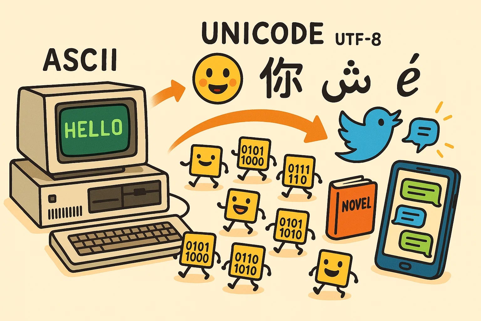 Konverter Byte ke Karakter