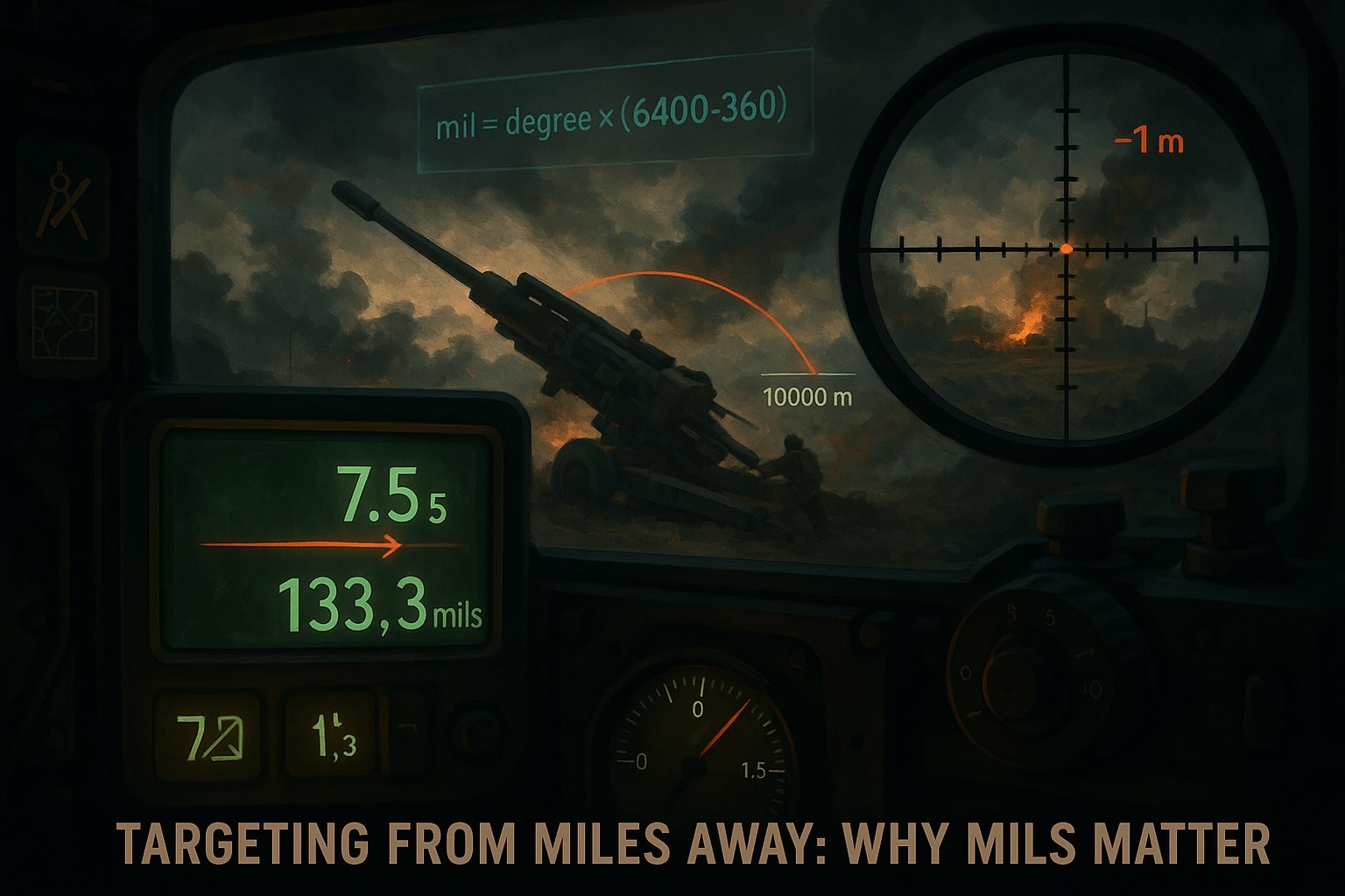 Konverter Derajat ke Mil