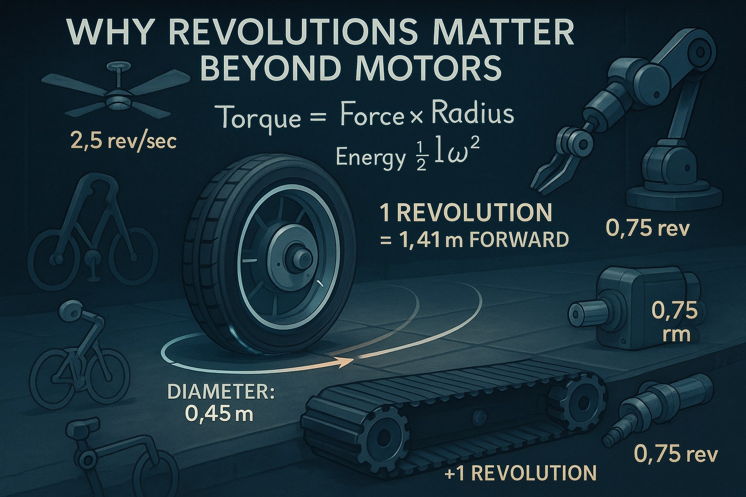 Konverter Derajat ke Putaran