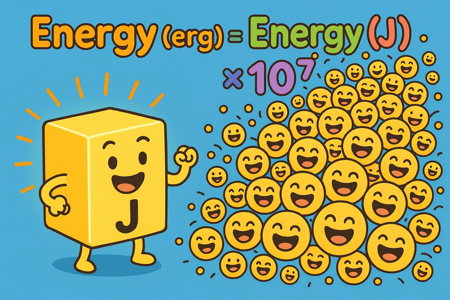 Konverter Erg ke Joule