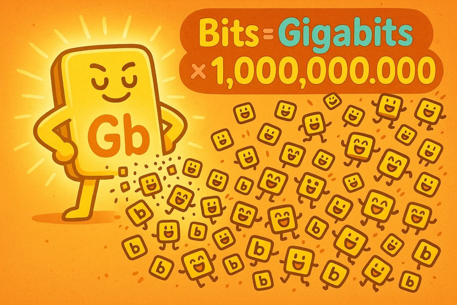 Konverter Gigabit ke Bit