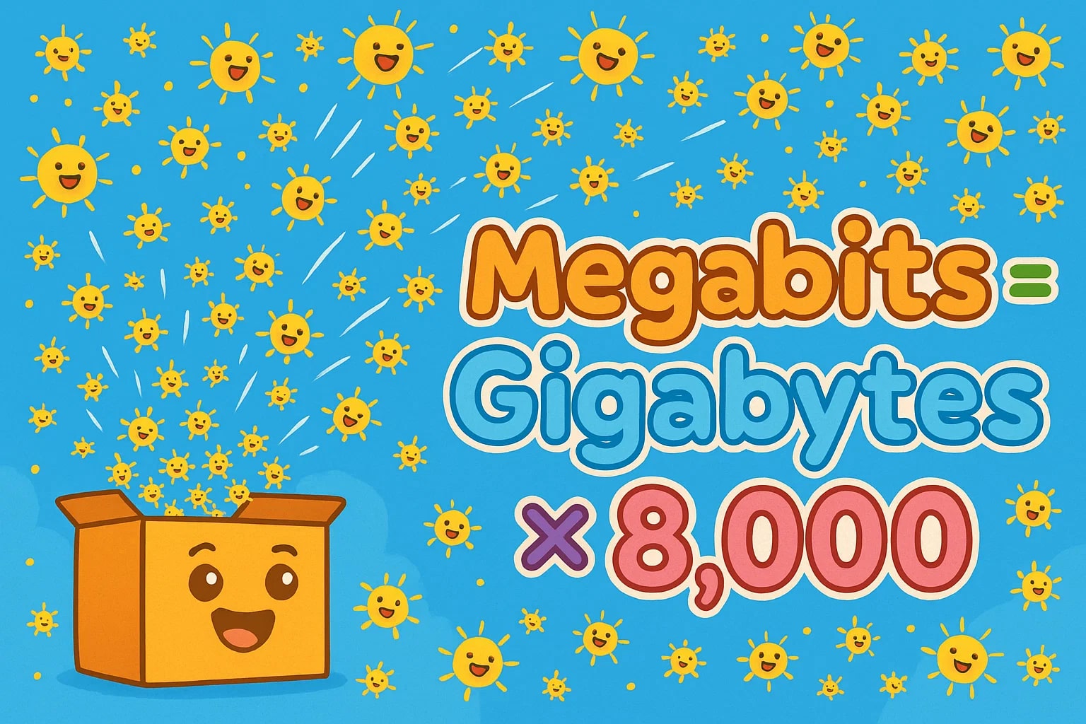 Konverter Gigabyte ke Megabit