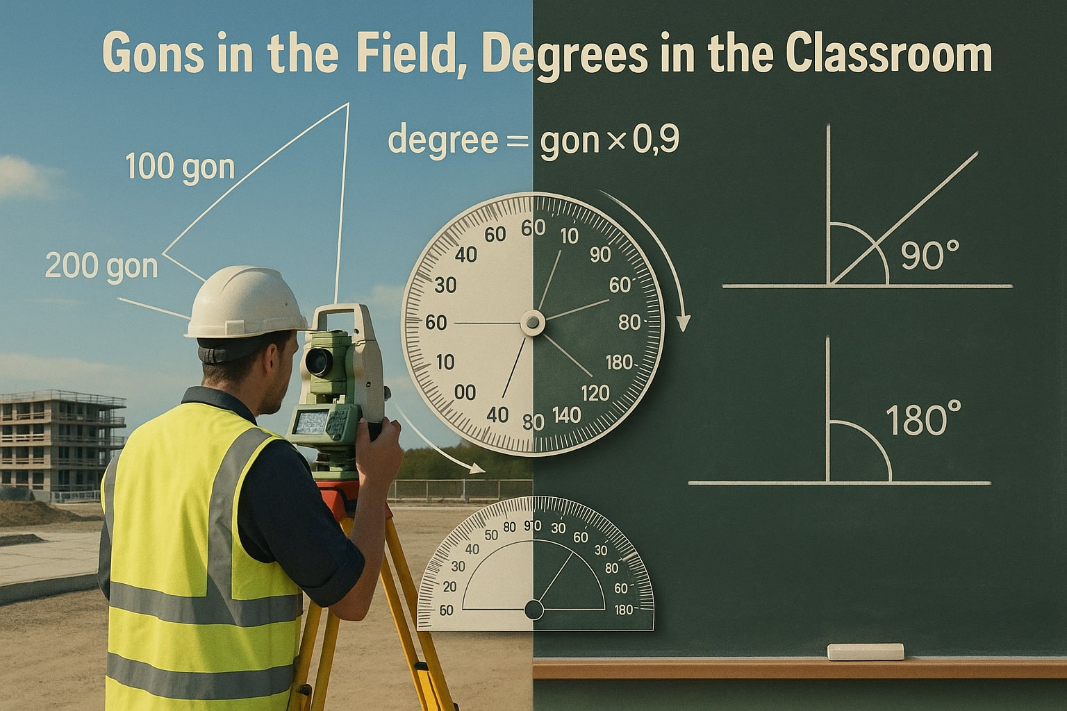 Konverter Gons ke Derajat