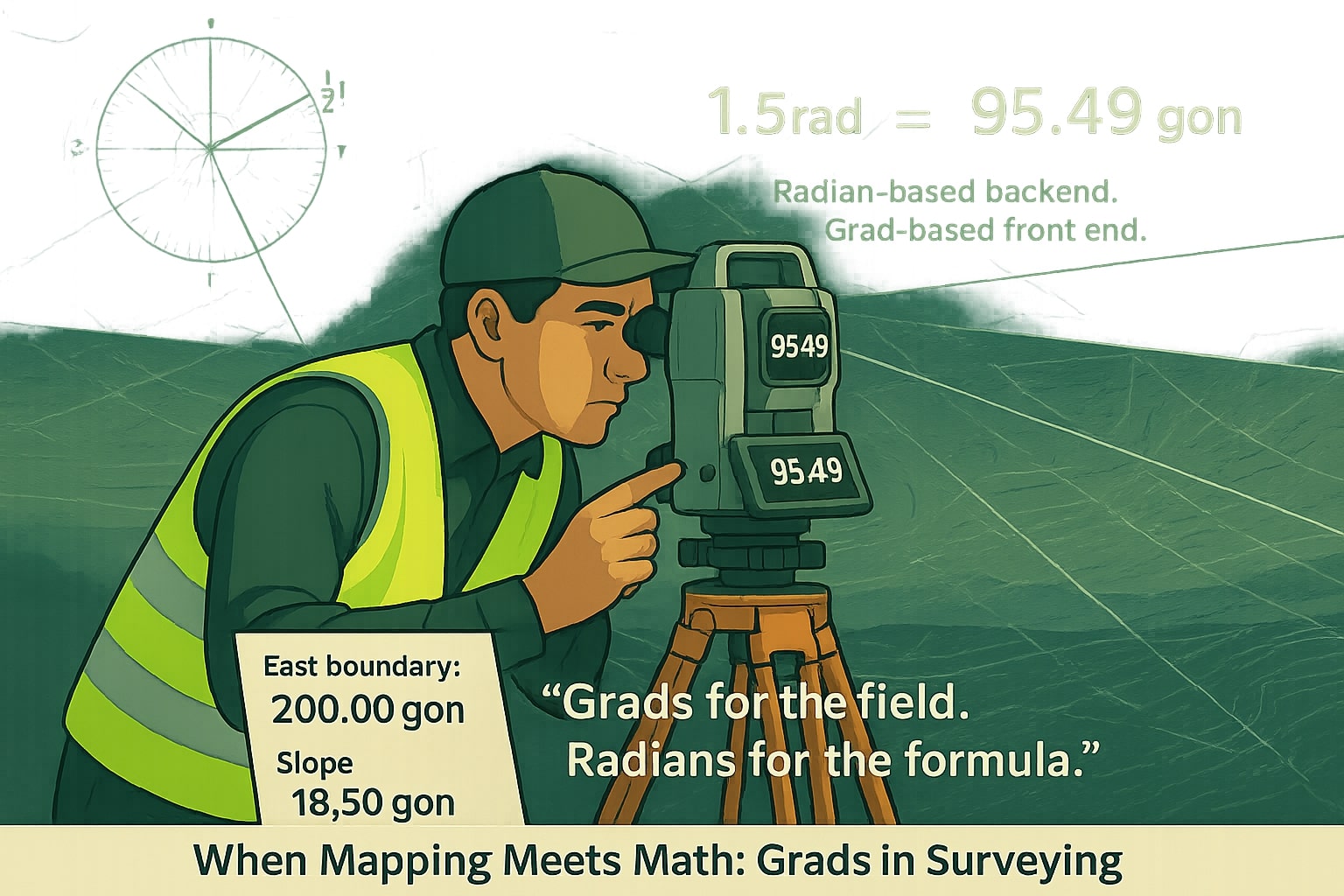 Konverter Grad ke Radian