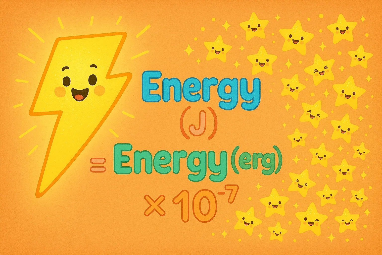 Konverter Joule ke Erg