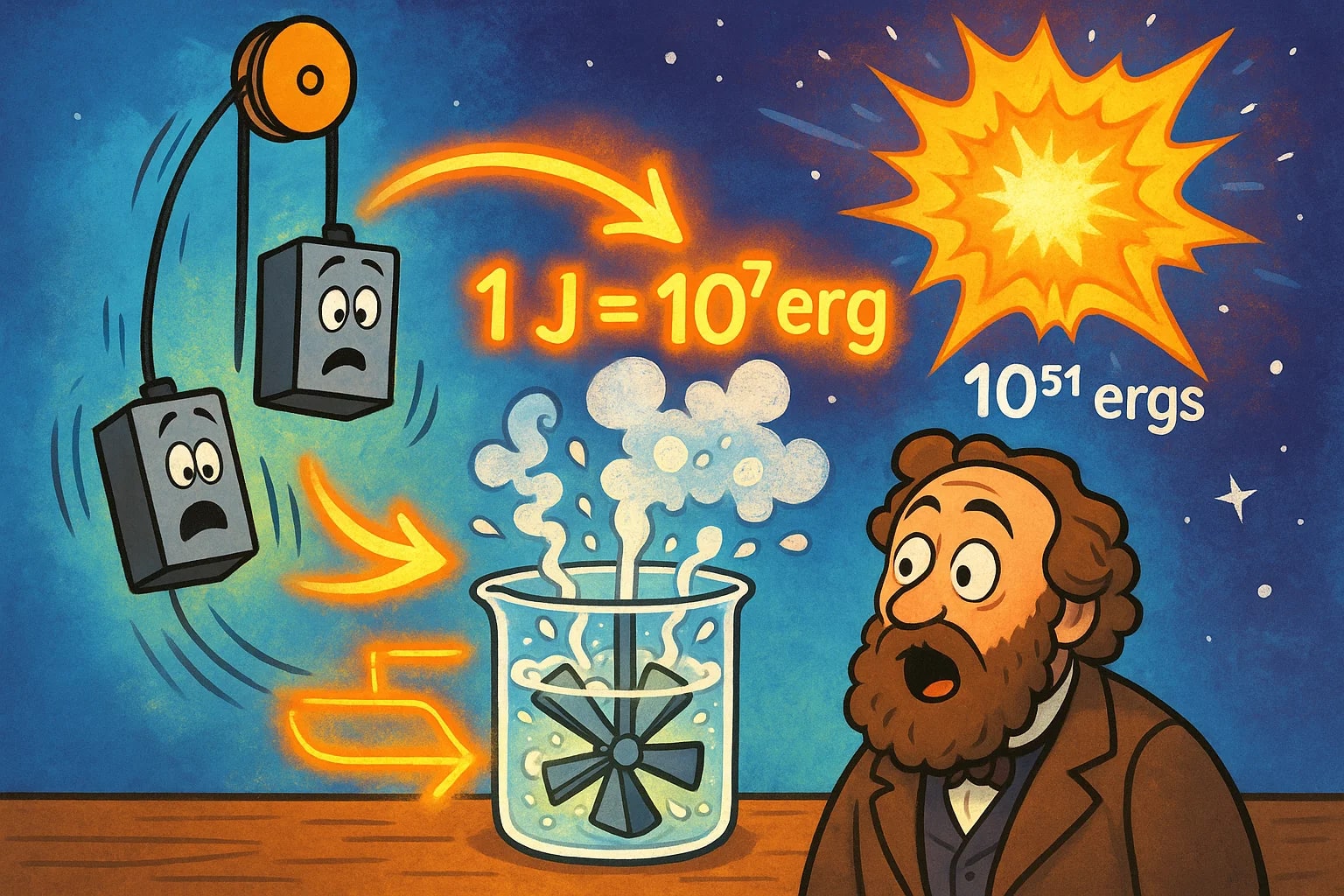 Konverter Joule ke Erg