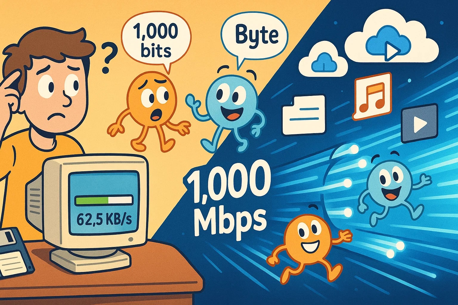 Konverter Kilobit ke Byte