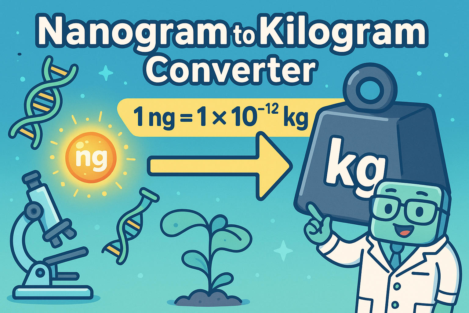 Konverter Nanogram ke Kilogram