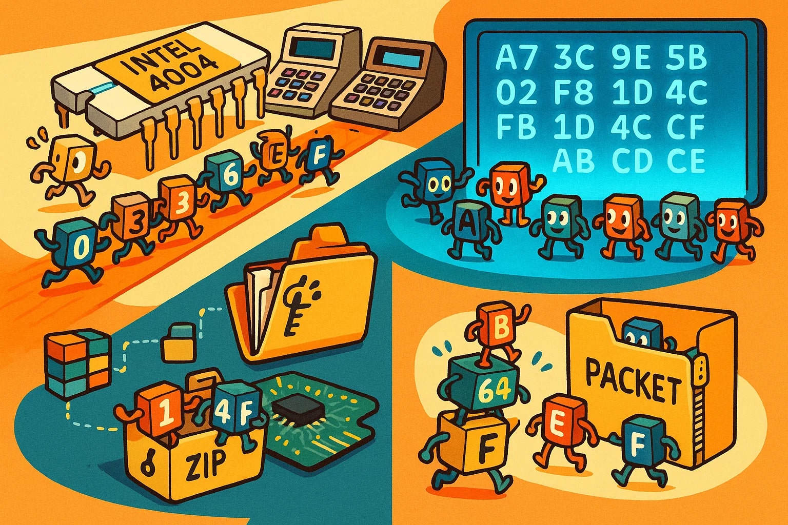 Konverter Nibble ke Byte