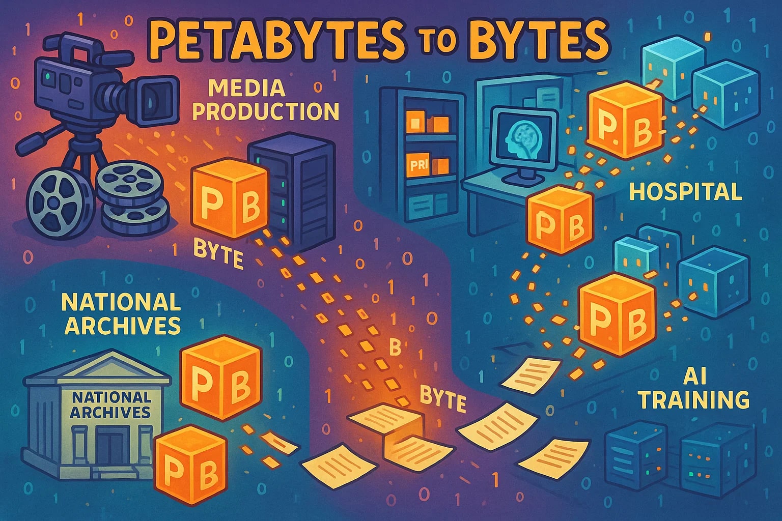 Konverter Petabyte ke Byte