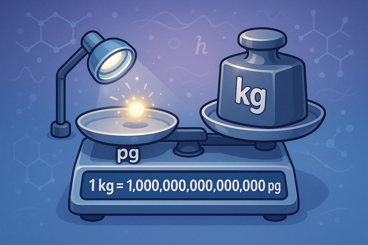 Konverter Picogram ke Kilogram