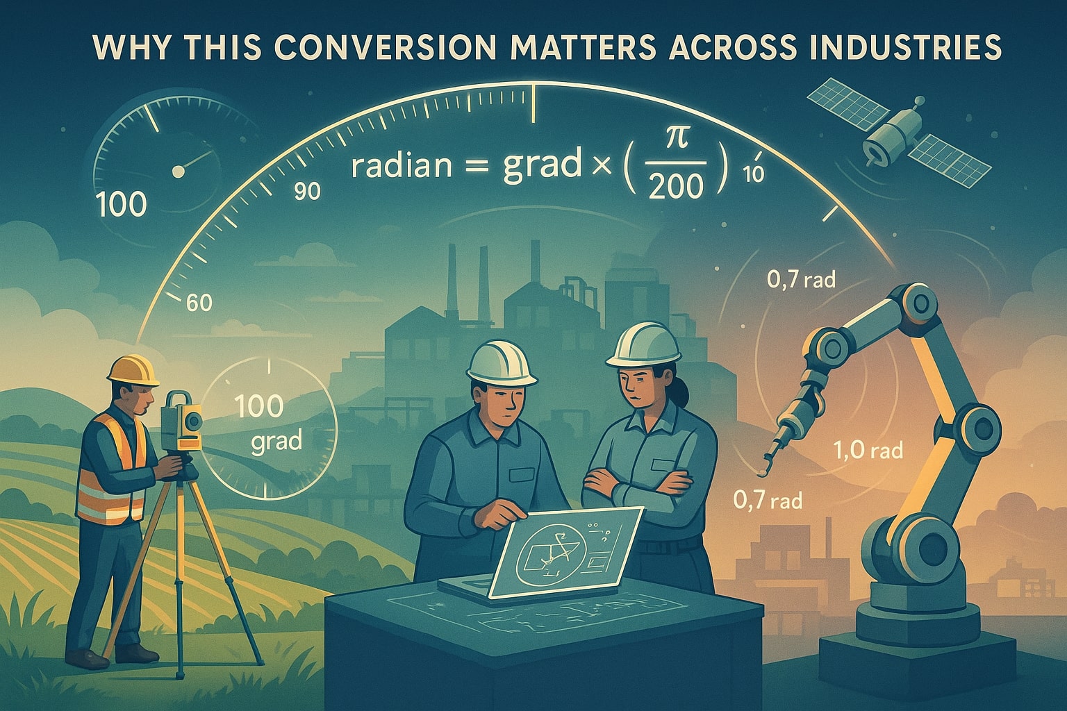 Konverter Radian ke Grad
