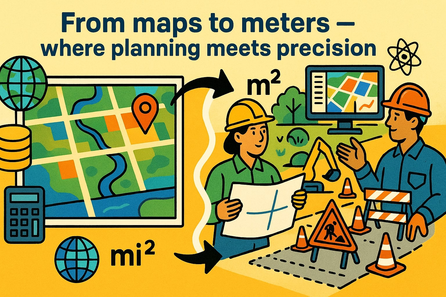 Konverter Mil Persegi ke Meter Persegi