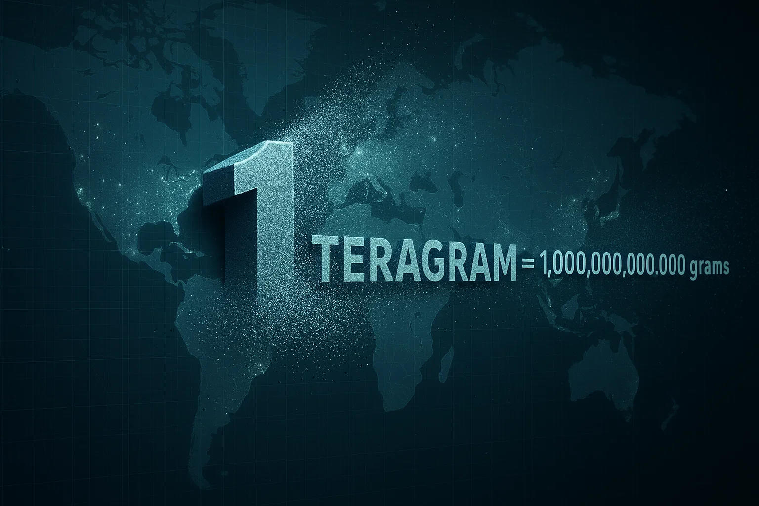 Konverter Teragram ke Gram