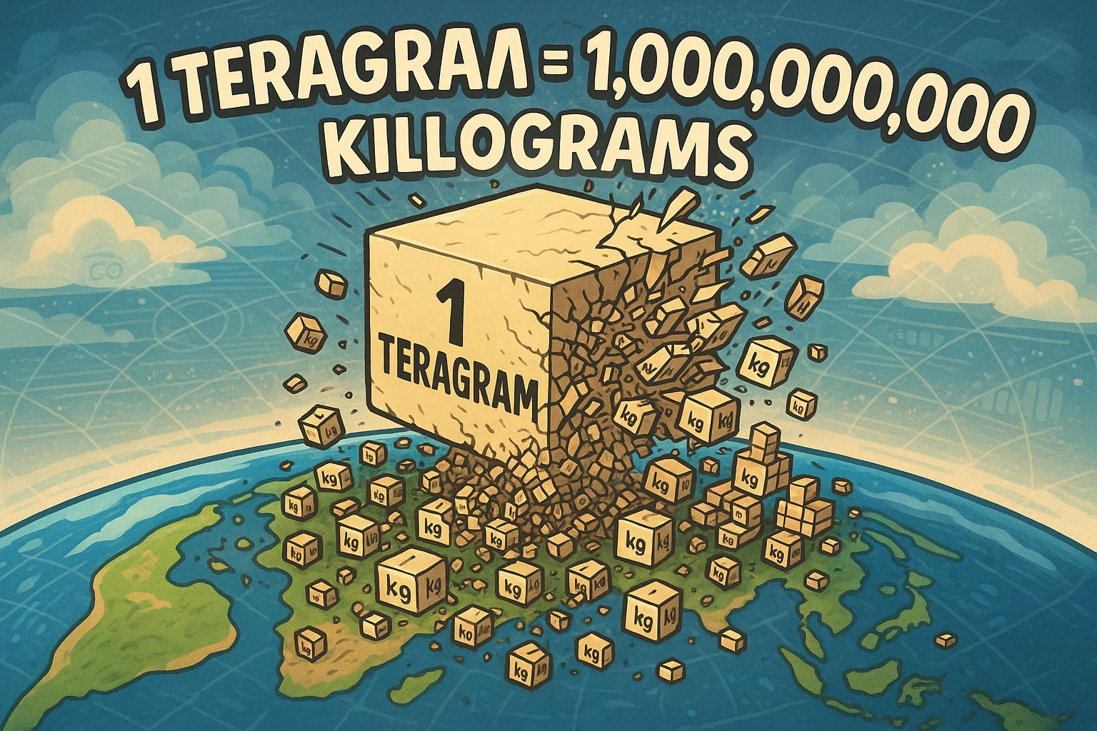 Konverter Teragram ke Kilogram