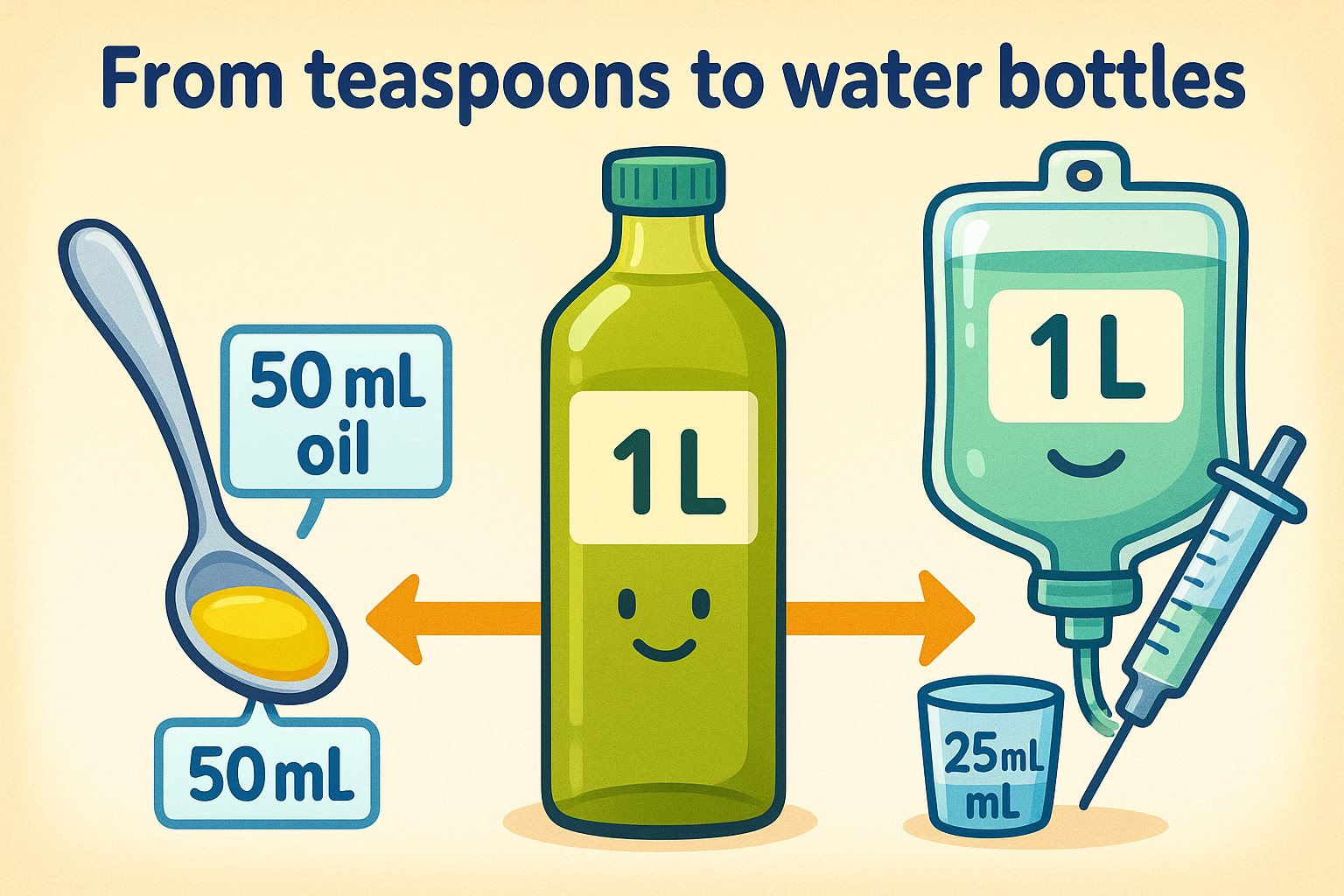 Konverter Mililiter ke Liter