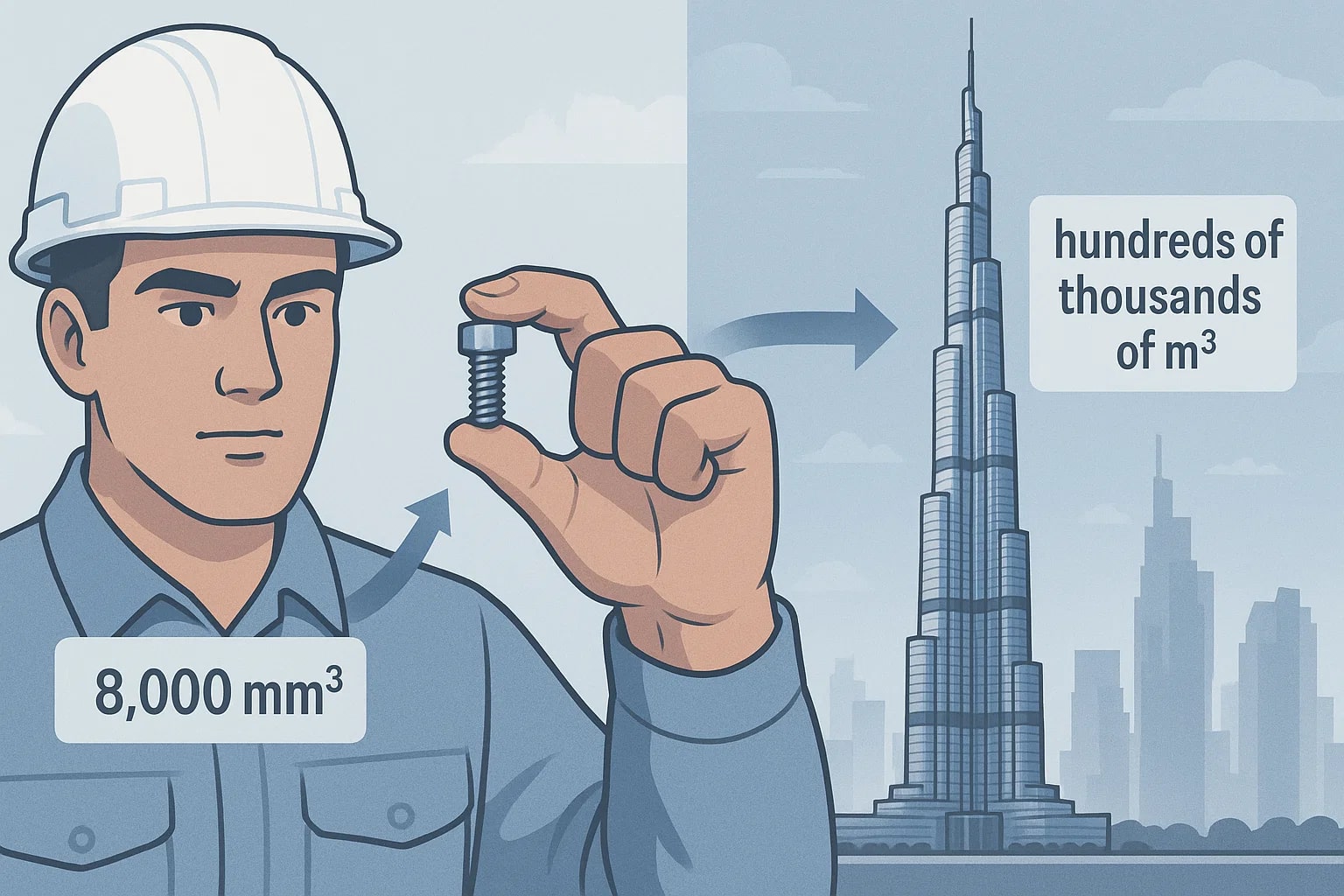 Konverter Milimeter Kubik ke Meter Kubik