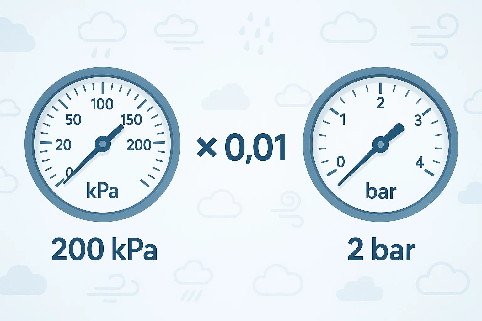 Konverter Kilopascal ke Bar