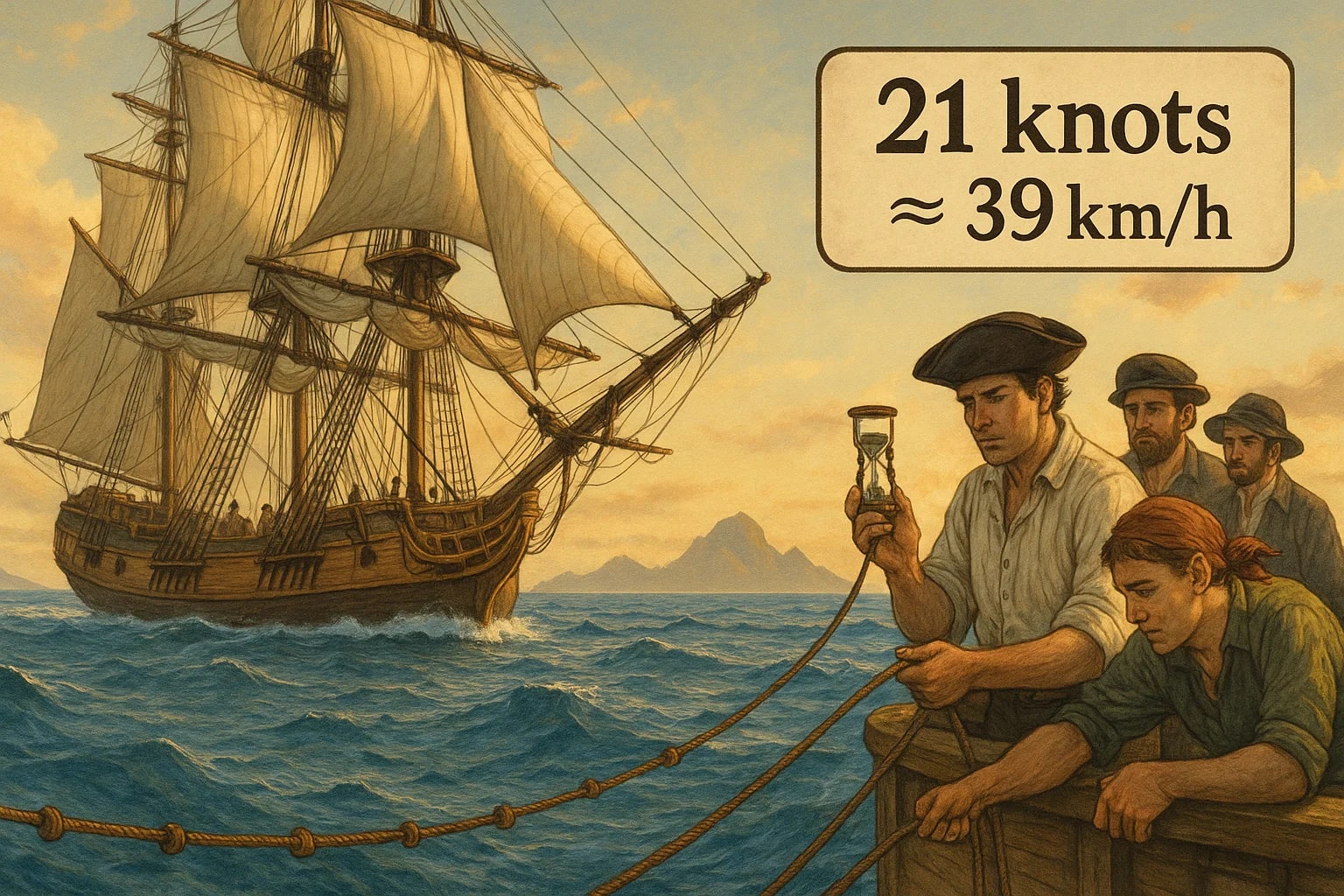 Konverter Knot ke Kilometer per Jam