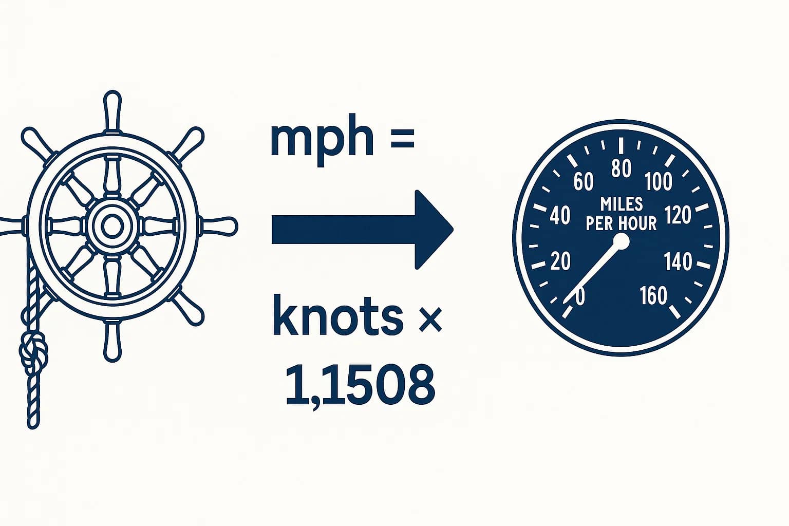 Konverter Knot ke Mil per Jam