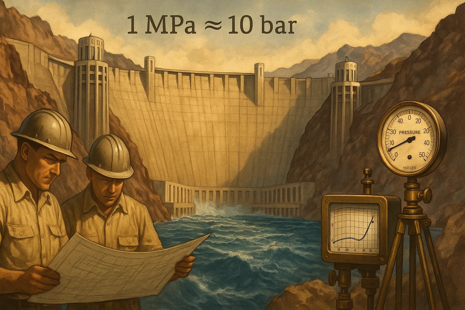 Konverter Megapascal ke Bar